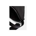 Karl Lagerfeld Logo Woven Raffia Mini Hobo Γυναικεία Τσάντα Ώμου-Χειρός Μαύρη