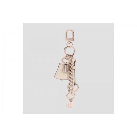 Guess Keychains Gifting Μπρελόκ Μόδας (B7460109 OFF WHITE)