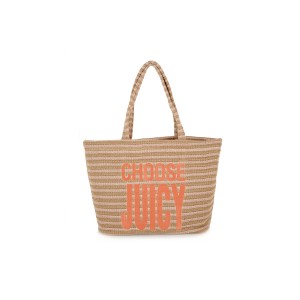Juicy Couture Nora Straw Large Τσάντα Tote (BEJNX8879WDPJP6)