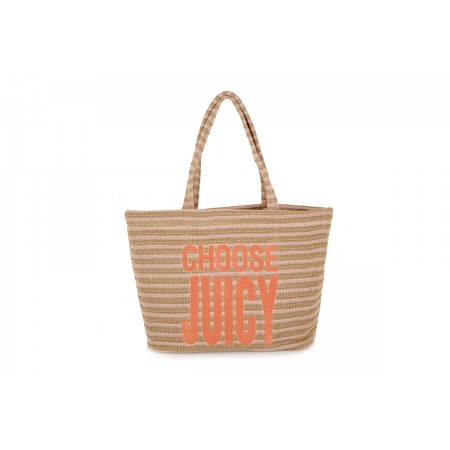 Juicy Couture Nora Straw Large Τσάντα Shopper 
