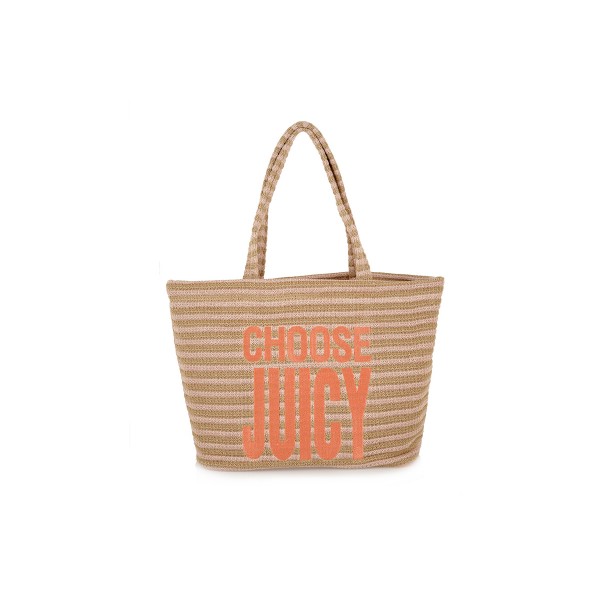 Juicy Couture Nora Straw Large Τσάντα Shopper (BEJNX8879WDPJP6)