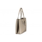 Guess Meridian Triangle Logo Τσάντα Tote (BG697423 DARK TAUPE)