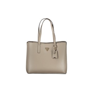 Guess Meridian Triangle Logo Τσάντα Tote (BG697423 DARK TAUPE)