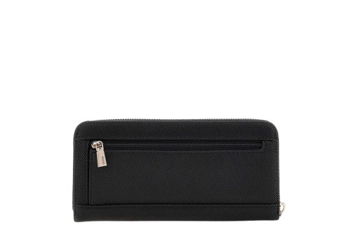 Guess Laurel Triangle Logo Maxi Πορτοφόλι (BG7459146 BLACK)