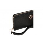 Guess Laurel Triangle Logo Maxi Πορτοφόλι (BG7459146 BLACK)