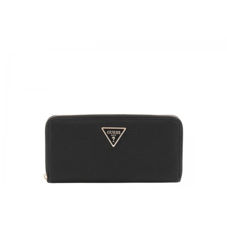 Guess Laurel Triangle Logo Maxi Πορτοφόλι (BG7459146 BLACK)