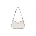 Guess Noelle 4G Logo Τσάντα Ωμου Fashion (BG787918 BONE LOGO)