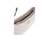 Guess Noelle 4G Logo Τσάντα Ωμου Fashion (BG787918 BONE LOGO)