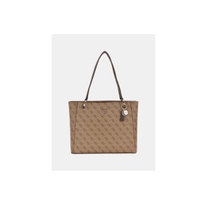 Guess Noelle 4G Logo Τσάντα Shopper (BG787925 LATTE LOGO-BROWN)