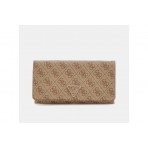 Guess Noelle Mini Clutch 4G Τσαντάκι Χιαστί - Ώμου (BG787975 LATTE LOGO-BROWN)