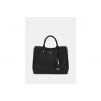 Guess Meridian Triangle Logo Τσάντα Shopper (BG877806 BLACK)