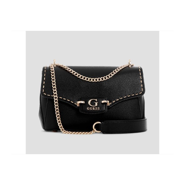 Guess Nastra Τσαντάκι Χιαστί - Ώμου (BG963721 BLACK)