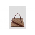 Guess Noelle Ii 4G Logo Τσάντα Ώμου - Χειρός (BG967207 LATTE LOGO BROWN)