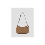Guess Noelle Ii 4G Logo Τσάντα Ωμου Fashion (BG967218 LATTE LOGO-BROWN)