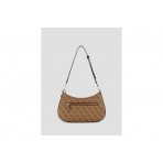 Guess Noelle Ii 4G Logo Τσάντα Ωμου Fashion (BG967218 LATTE LOGO-BROWN)