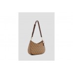 Guess Noelle Ii 4G Logo Τσάντα Ωμου Fashion (BG967218 LATTE LOGO-BROWN)