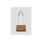Guess Noelle Ii Τσαντάκι Ώμου (BG967221 LATTE LOGO-BROWN)