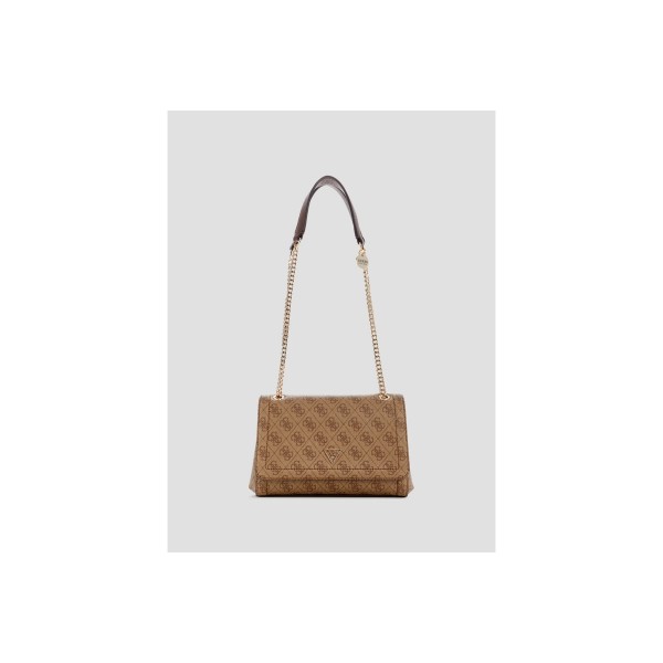 Guess Noelle Ii Τσαντάκι Ώμου (BG967221 LATTE LOGO-BROWN)