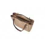 Guess Noelle Ii 4G Logo Τσάντα Tote (BG967225 LATTE LOGO BROWN)
