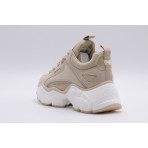 Buffalo Binary C Γυναικεία Sneakers Μπεζ, Λευκά