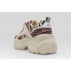 Buffalo Bliss Animal Print Sneakers Μπεζ, Διάφορα Χρώματα