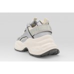 Buffalo Yuno One Sneakers Λευκά, Ασημί, Μαύρα