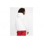 Nike Sportswear Club Fleece Ανδρικό Φούτερ Με Κουκούλα Λευκό