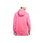 Nike Sportswear Club Fleece Ανδρικό Φούτερ Με Κουκούλα Ροζ