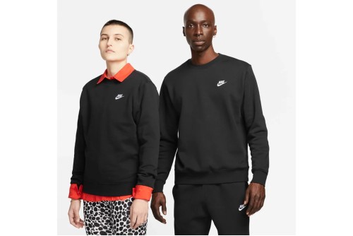 Nike Sportswear Club Fleece Μπλούζα Με Λαιμόκοψη Ανδρική (BV2662 010)