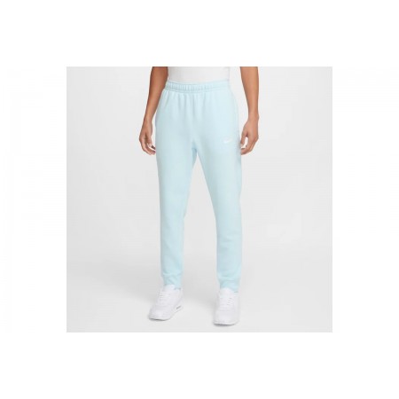 Nike Sportswear Club Fleece Ανδρικό Παντελόνι Φόρμας Γαλάζιο