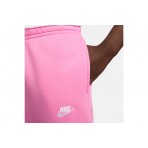 Nike Sportswear Club Fleece Ανδρικό Παντελόνι Φόρμας Φούξια