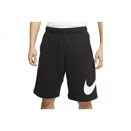 Nike Sportswear Club Ανδρική Αθλητική Βερμούδα Μαύρη