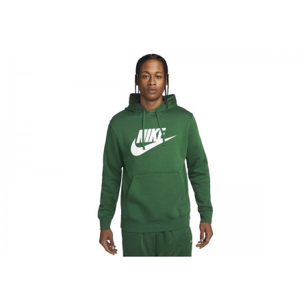 Nike Club Ανδρικό Φούτερ Με Κουκούλα Πράσινο