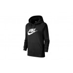 Nike Sportswear Essential Γυναικείο Φούτερ με Κουκούλα Μαύρο