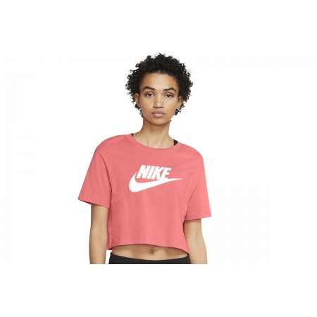 Nike Sportswear Essential Γυναικείο Cropped Κοντομάνικο T-Shirt