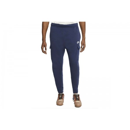 Nike Ανδρικό Παντελόνι Φόρμας Μπλε Σκούρο (CD3129 410)