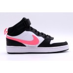 Nike Court Borough Mid 2 Παιδικά Μποτάκια Μαύρα, Λευκά, Ροζ