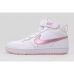 Nike Court Borough Mid 2 Παιδικά Sneakers Λευκά, Ροζ
