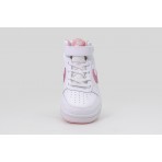 Nike Court Borough Mid 2 Παιδικά Sneakers Λευκά, Ροζ