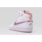 Nike Court Borough Mid 2 Παιδικά Sneakers Λευκά, Ροζ