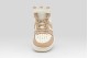 Nike Court Borough Mid 2 Παιδικά Sneakers Μπεζ, Λευκά