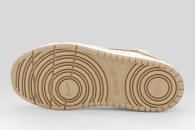 Nike Court Borough Mid 2 Παιδικά Sneakers Μπεζ, Λευκά