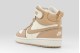 Nike Court Borough Mid 2 Παιδικά Sneakers Μπεζ, Λευκά