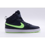 Nike Court Borough Mid 2 Παιδικά Sneakers Μαύρα, Λαχανί, Λευκά