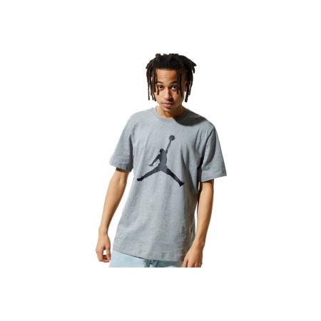 Jordan Jumpman Ανδρικό Κοντομάνικο T-Shirt Γκρι (CJ0921 091)