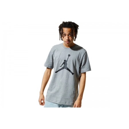 Jordan Jumpman Ανδρικό Κοντομάνικο T-Shirt Γκρι