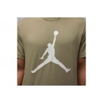 Jordan Jumpman Ανδρικό Κοντομάνικο T-Shirt Χακί