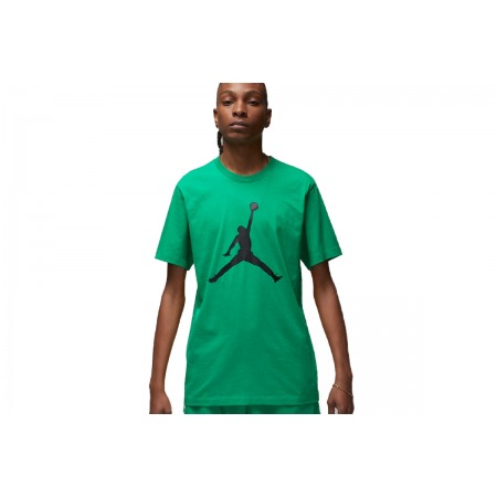 Jordan Jumpman Ανδρικό Κοντομάνικο T-Shirt Πράσινο