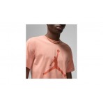 Jordan Jumpman Ανδρικό Κοντομάνικο T-Shirt Σομόν