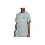Jordan Air Wordmark Ανδρικό Κοντομάνικο T-Shirt Γαλάζιο